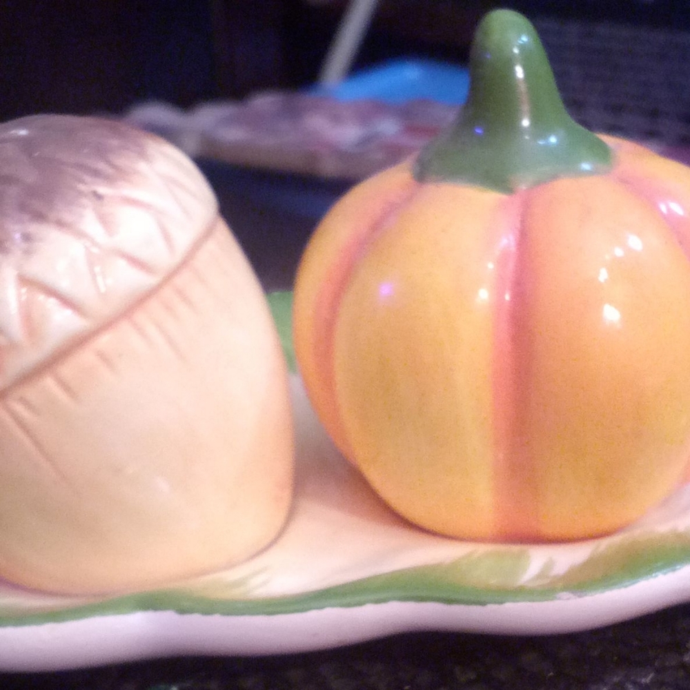 Vintage salt and pepper shakers